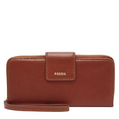 Madison Gusseted Clutch Wallet Oxblood