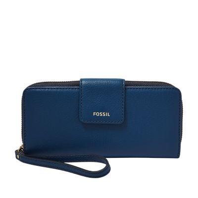 Madison zip clutch fossil sale