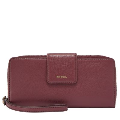 Fossil zip clutch new arrivals