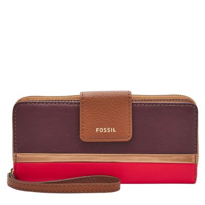 fossil madison leather tote