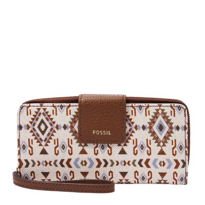 Fossil madison zip discount clutch