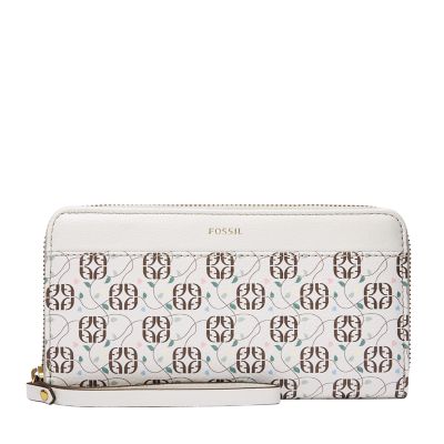 Fossil Jori Rfid Zip Clutch - Big Apple Buddy