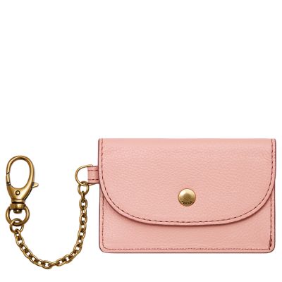 Pink Chain Clip Coin Purse