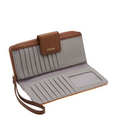 Fossil outlet zip clutch