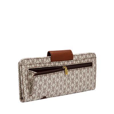 Fossil madison best sale clutch wallet