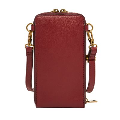 Fossil phone crossbody hot sale