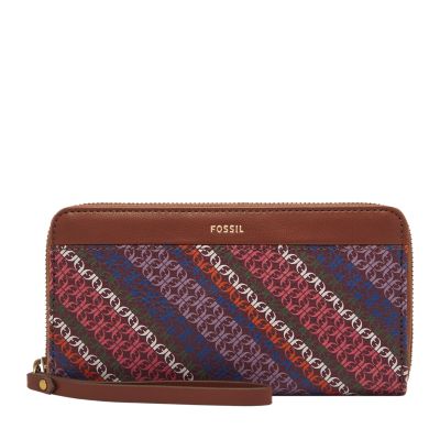 Fossil 2024 zip clutch