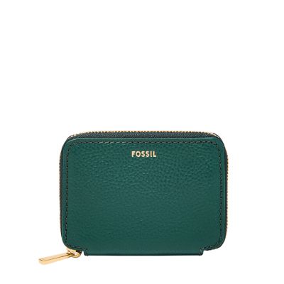 Green for Sofia Zip Card Case