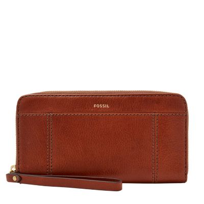 Jori RFID Zip Clutch - Fossil