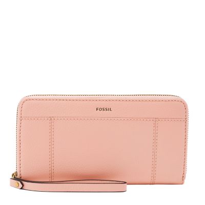 Fossil zip clutch new arrivals