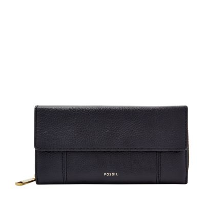 Fossil jori rfid flap clutch sale