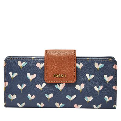 Madison slim best sale clutch fossil