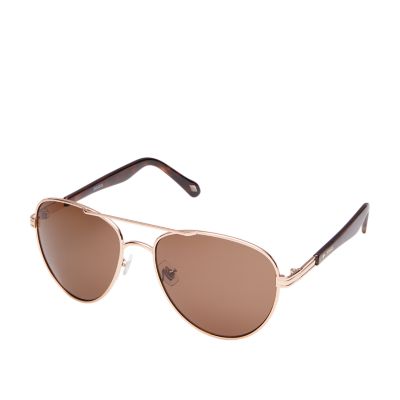 Fossil Small Aviator Sunglasses Vlrengbr 