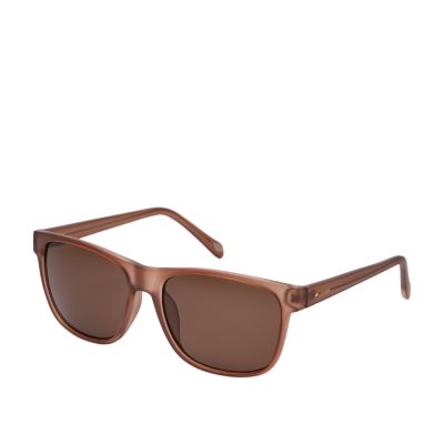 Fossil store brown sunglasses