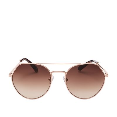 Fossil store round sunglasses