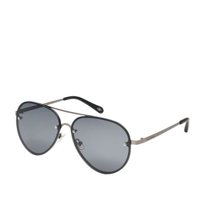 

Fossil Outlet Unisexe Lunettes de soleil aviateur