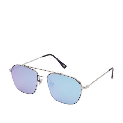 Fossil mirrored sale sunglasses