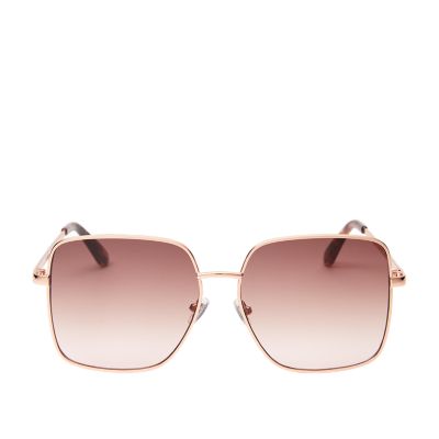 Lunettes de soleil carr&eacute;es