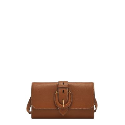 Brown for Harwell Leather Wallet Crossbody Bag