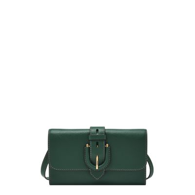 Verde for Cartera bandolera Harwell de piel LiteHide™