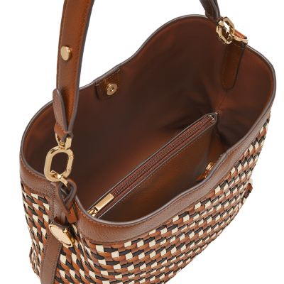 Fossil woven bag on sale