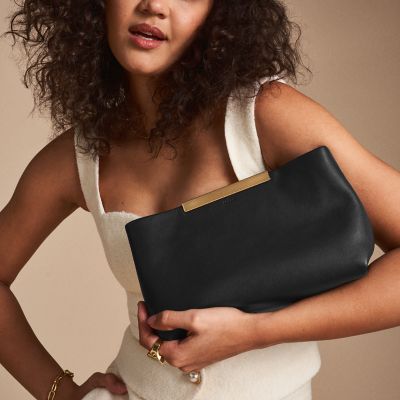 Penrose Leather Pouch Clutch