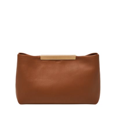 Penrose Leather Pouch Clutch - ZB11014200 - Fossil