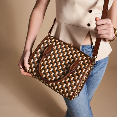 Leather sales satchel handbags