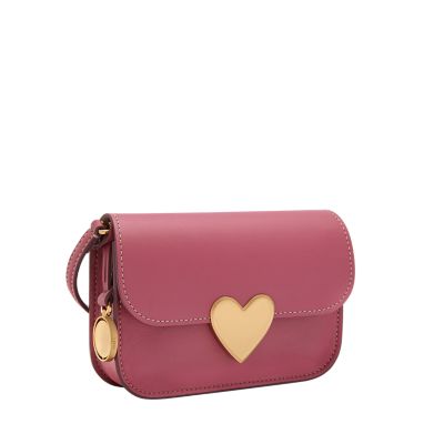 Fossil on sale crossbody pink