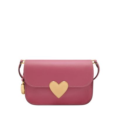 Fossil on sale crossbody pink