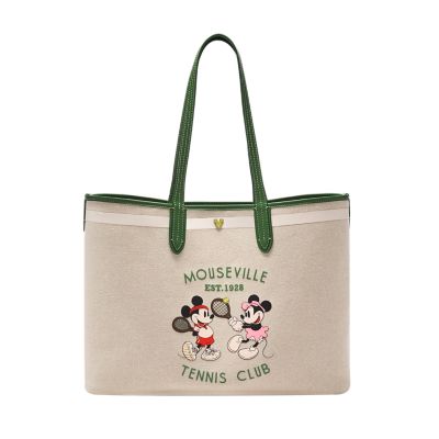 Borsa tote in stile tennis Disney Fossil Mickey Mouse