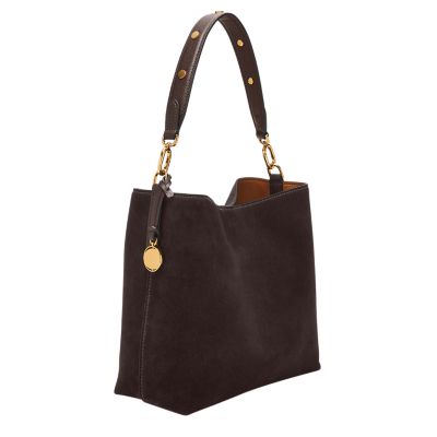 Jessie Suede Bucket Shoulder Bag ZB11059203 Fossil