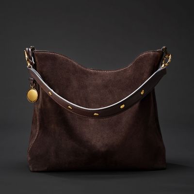 Jessie Suede Bucket Shoulder Bag ZB11059203 Fossil