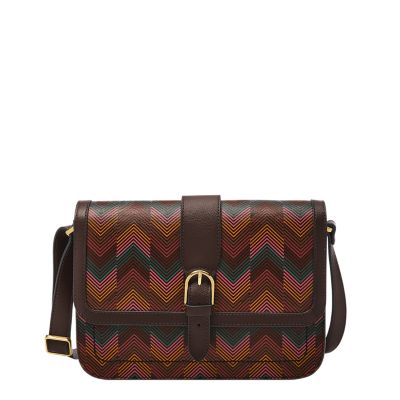 Fossil Large Flap Crossbody Zoey