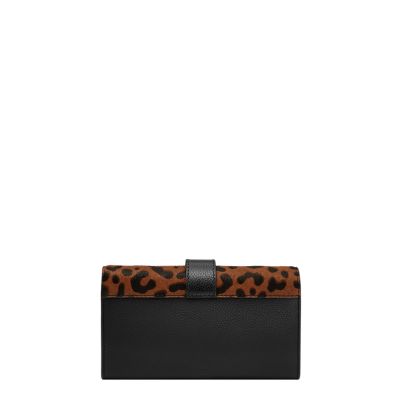 Harwell Haircalf Leather Wallet Crossbody Bag ZB11096234 Fossil