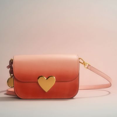 Lennox Leather Small Flap Crossbody Bag - ZB11118633 - Fossil