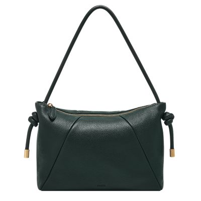 Green for Willa Leather Shoulder Bag
