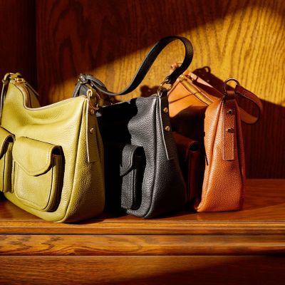 Jolie Leather Cargo Crossbody Bag