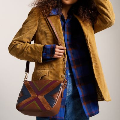 ルイ☆ Jolie Patchwork Crossbody Bag - ZB11163186 - Fossil