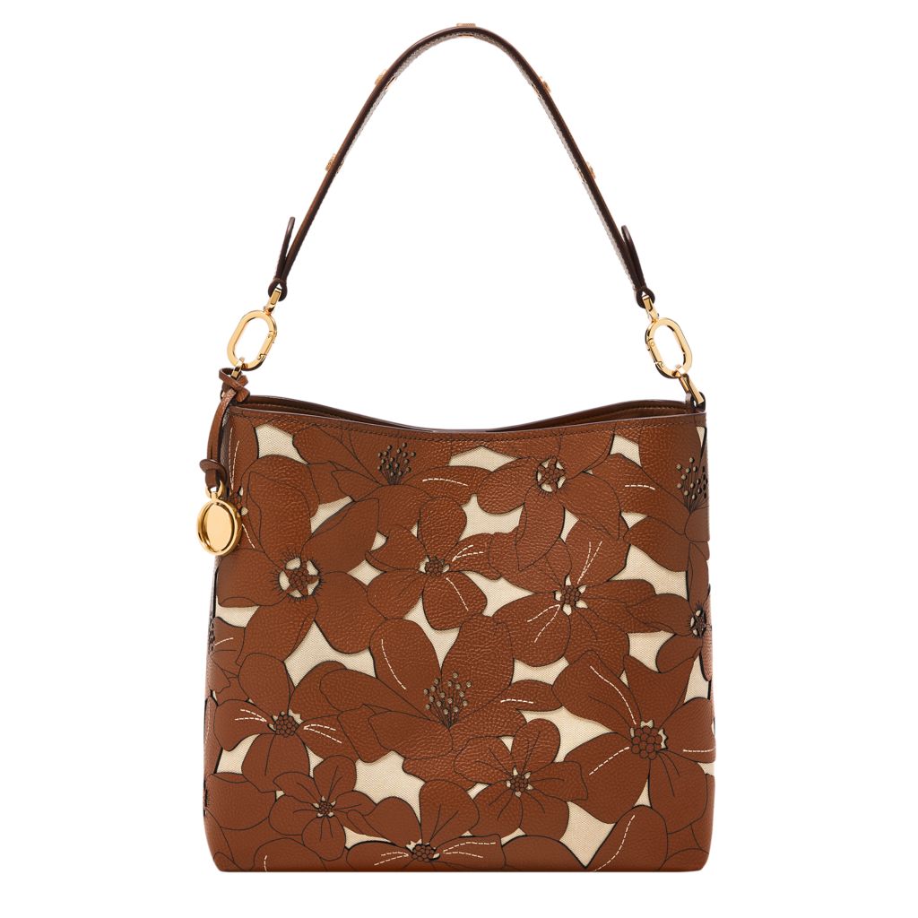 Jessie Leather Bucket Shoulder Bag by Fossil