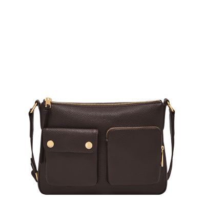 Brown for Maysen Leather Crossbody Bag