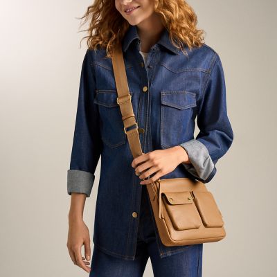 Maysen Leather Cargo Crossbody Bag