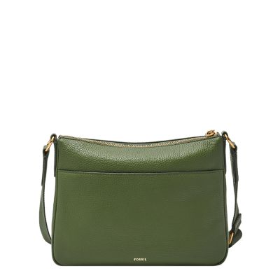analogic ブラウンカーキ　レザーボディバッグ Prada ブラウンレザークロスボディバッグ () IFCHIC.COM