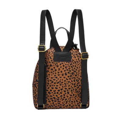 Fossil leopard 2024 backpack