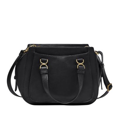 Fossil brooke leather discount satchel