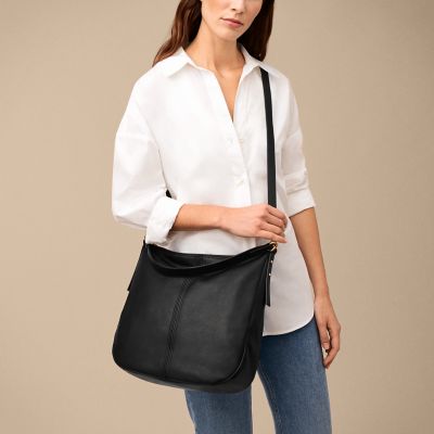 Fossil Women's Jolie Leather Hobo - Macy's