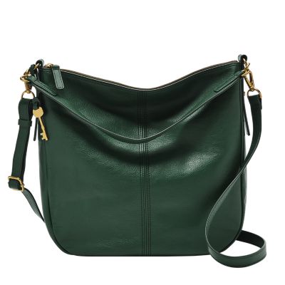 Fossil green online handbag