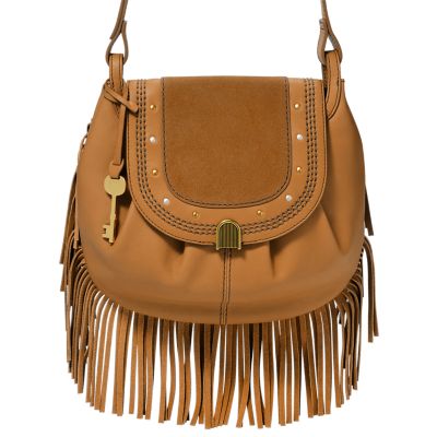 Fossil on sale fringe purse