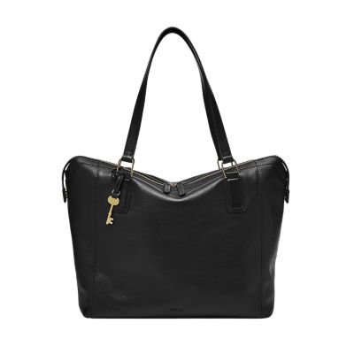 Fossil best sale black tote