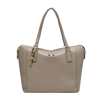 Fossil emma leather tote new arrivals